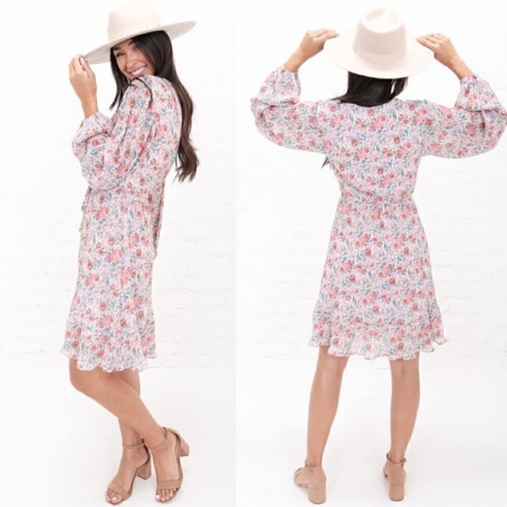 Mikarose Emory Dress in Peach Amber Retro Size XL NWT - Picture 2 of 9